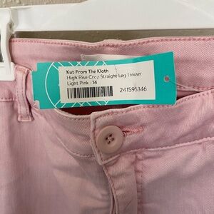 Kut from the Kloth Crop Straight Leg Trouser High Rise